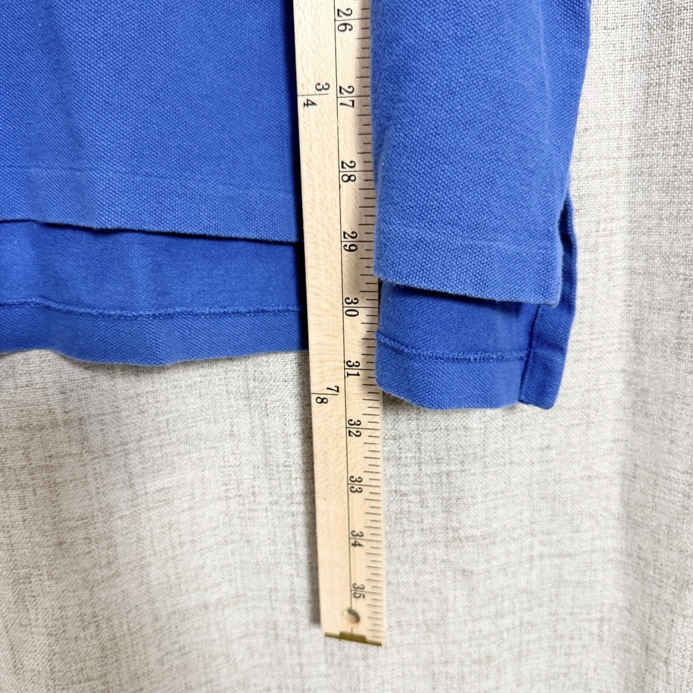 Polo Ralph Lauren Polo Shirt Mens XL Blue Pique Preppy Classic Pony Heritage - Picture 6 of 7